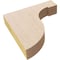 Ekena Millwork 2"W x 10"D x 10"H Thin Del Monte Rough Cedar Woodgrain TimberThane Corbel, Primed Tan CORUR02X10X10DELRCPR - alternate 6